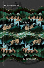 Load image into Gallery viewer, RETAIL23 - Emerald Mountains Double Border Print - All Bases