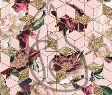 Load image into Gallery viewer, RETAIL 23 - Dusty Rose Main Floral Geo - All Bases