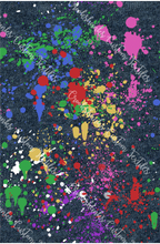 Load image into Gallery viewer, RETAIL 23- Rainbow Splatter Denim - All Bases
