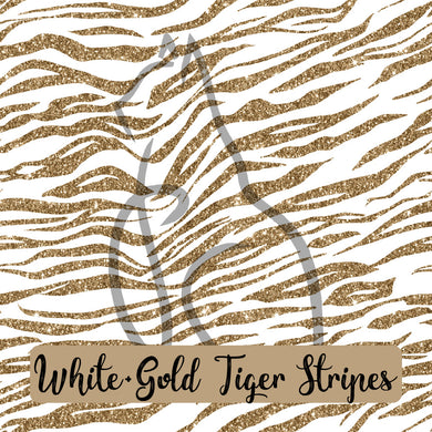 RETAIL23 - White + Gold Tiger Stripes - All Bases
