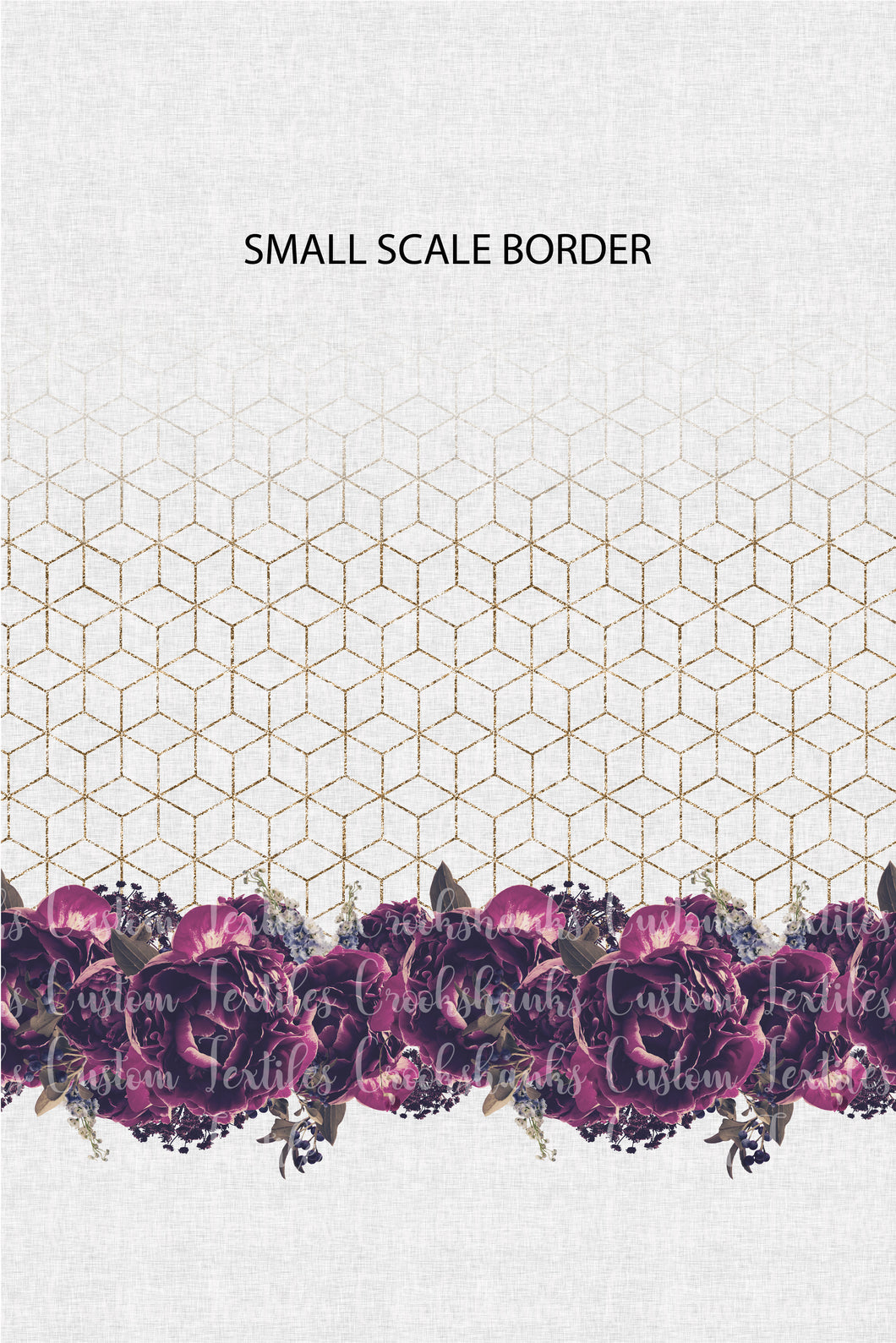 RETAIL - White Floral Border Print SMALLER SCALE - All Bases